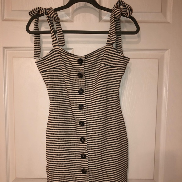 BNWT Sadie & Sage VICI striped button down dress - Picture 5 of 7